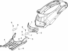 Cubierta central - Estribos