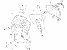 Maletero delantero - Contraescudo