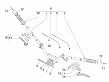 Manillar - Bomba freno