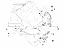 Faros traseros - Indicadores de dirección