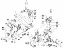 Componentes de la horquilla (Mingxing)