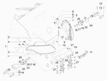 Faros traseros - Indicadores de dirección