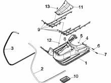 Cubierta central - Estribos