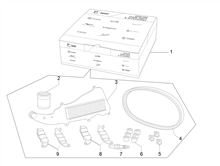 Complete wear and maintenance kit