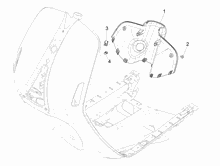Maletero delantero - Contraescudo