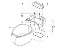 Alojamiento casco - Parte debajo sillìn