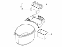 Alojamiento casco - Parte debajo sillìn