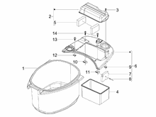 Alojamiento casco - Parte debajo sillìn