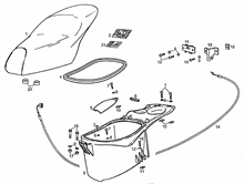 Sillín - Compart. Portacasco
